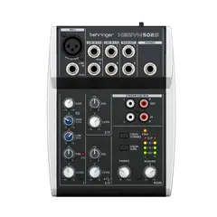 Behringer - Mezclador 5 entradas C/Interfaz de Audio/USB XENYX 502S BEHRINGER