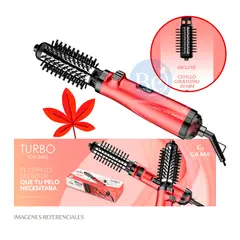 Gama - Cepillo Modelador Rotativo Gama Turbo Ion 2600 - HDCBR0000000478
