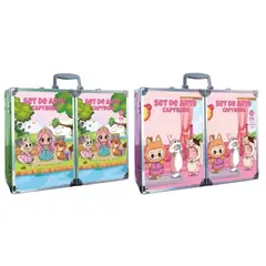 GENERICO - Set de Artes Capybuddy de Aluminio 106 Piezas para Niños