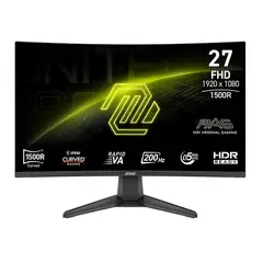 MSI - Monitor Gamer Curvo MAG 276CF 27, 200Hz, 0.5ms, Panel Rapid VA, Full HD