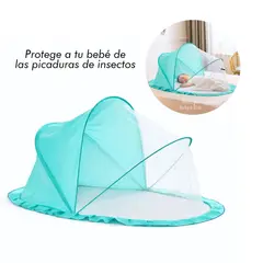 BABY - Mosquitero para Bebé Plegable y Portátil VERDE