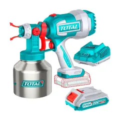 Total Tools - Pistola Para Pintar Inalámbrica 20v Total 1 Bateria/cargador