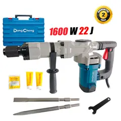 DONGCHENG - Martillo Demoledor Hexagonal 17mm Dongcheng DZG07-6 1600W 22J 7.6kg