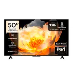 TCL - Televisor LED 50 UHD 4K Smart Google TV 50V6C