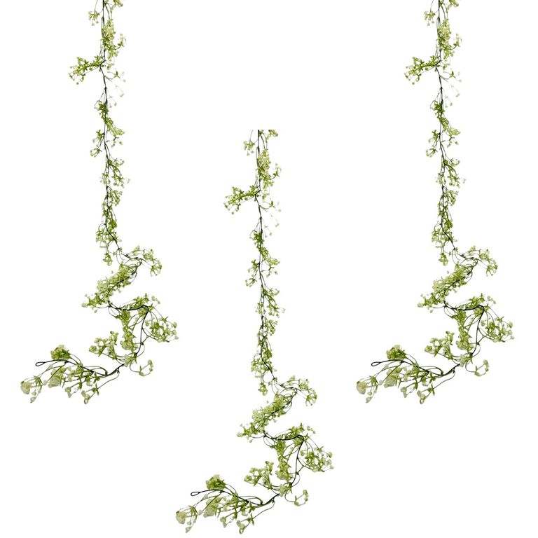 Pack de 3 Guirnaldas De Mini Flores Artificiales De 182Cm Bg520064 FLORIPASTORE