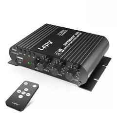 GIOIO - Amplificador 2.1 Hifi Stereo Subwoofer Con Bluetooth Usb 12v