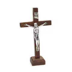 SANTORAL - Cruz Cristo de Mesa - Madera