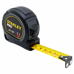 STANLEY - Cinta Metrica Wincha Stanley Pro 8 Metros  Magnetica Profesional