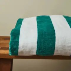GENERICO - Toalla de Playa Algodón Premium - Verde