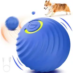 IMPORTADO MC - Pelota para Perros Pequeños y Medianos Juguete de rebote interactivo Pet Gravity d56mm.