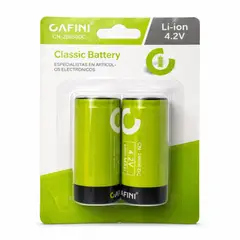 CAFINI - Batería 26650 Recargable 3000mAh 4.2V Pila Litio Para Linterna Pack 2 Unidades