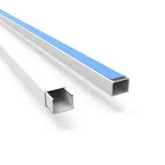 GENERICO - CANALETA CERRADA CON ADHESIVO 20X10