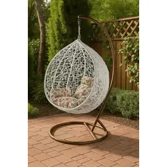 GENERICO - SILLA COLGANTE DE TERRAZA SILLÓN DE RATAN JARDÍN PLAYA