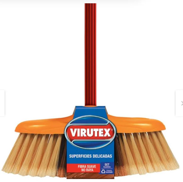 ESCOBA PISOS DELICADOS VIRUTEX