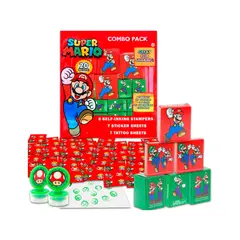 GENERAL - Paquete Fiesta Super Mario Con Recuerdos Para 20 invitados