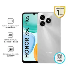 HONOR - X5C PLUS METEOR SILVER 4RAM 256GB - REGISTRADO