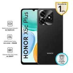HONOR - HONOR X5C PLUS NEGRO 4RAM 256GB  REGISTRADO
