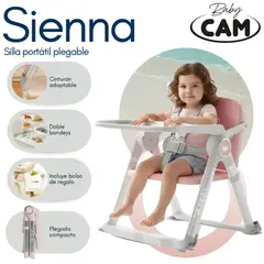 BABY CAM - Silla Portatil Plegable «SIENNA» Edición Limitada Pink
