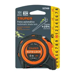 TRUPER - Cinta Metrica Wincha contra impactos 8 m cinta 25 mm - 10749