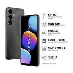 ZTE - ZTE NUBIA V80 MAX 8+12GB+256GB - NEGRO