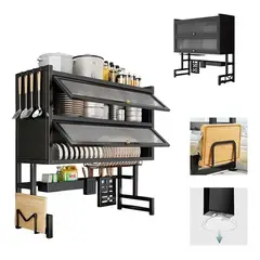 OEM - ESCURRIDOR Y ORGANIZADOR DE VAJILLA 2 NIVELES