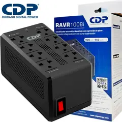CDP - Estabilizador de Voltaje CDP RAVR1008I 900VA / 450W 8 Tomas