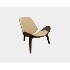 NIHM - Butaca De Madera Hansen Cream