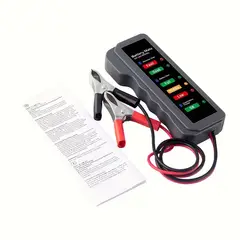 GENERICO - TESTER PROBADOR BATERIA ALTERNADOR AUTO Y MOTOCICLETA