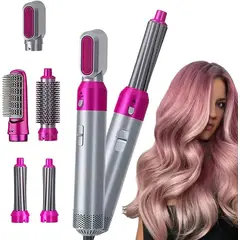 OEM - Hot Air Styler 5 en 1: Peine Secador y Rizador de Cabello con Tecnología Iónica