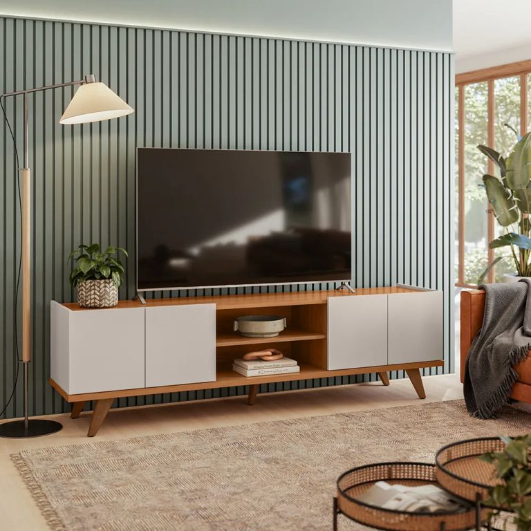 MESA DE TV CORDOBA OFF WHITE