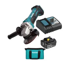 MAKITA - ESMERIL ANGULAR 4.5 DGA452Z+ BATERIA 18V 3AH BL1830B + CARG RÁPIDO DC18RC  - MAKITA