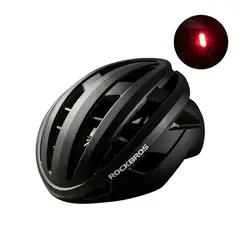 Rockbros - Casco con Luz para Ciclismo y Scooter Rockbros