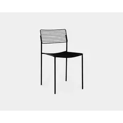 NIHM - Silla De Comedor De Metal Nova Black