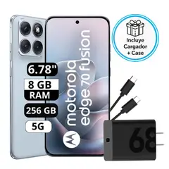 MOTOROLA - Motorola Moto Edge 70 Fusion 8RAM 256GB Celeste