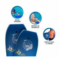 GRAVITAL - Tabla Bodyboard Gravital de Natación 41” GR-41 Dinámica - Azul
