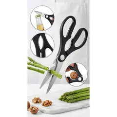 GENERICO - Tijera Multifuncional Cocina Abre Botellas Corta Carne Y Nueces