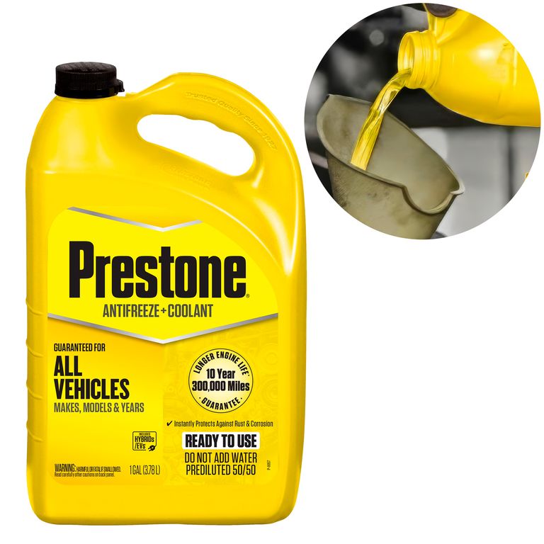 Refrigerante y Anticongelante 50% Todo Tipo de Vehiculos Amarillo Galon
