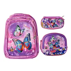 GENERICO - Mochila de Ruedas niñas X3