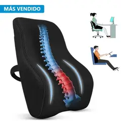GENERICO - COJIN RESPALDAR  LUMBAR VISCOELASTICA GEL