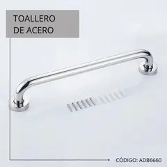 XM - TOALLERO PARA BAÑO CROMADO ADB6660