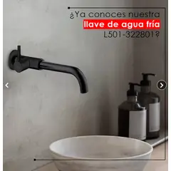 XM - LLAVE DE COCINA NEGRO AL MUEBLE L504-322801