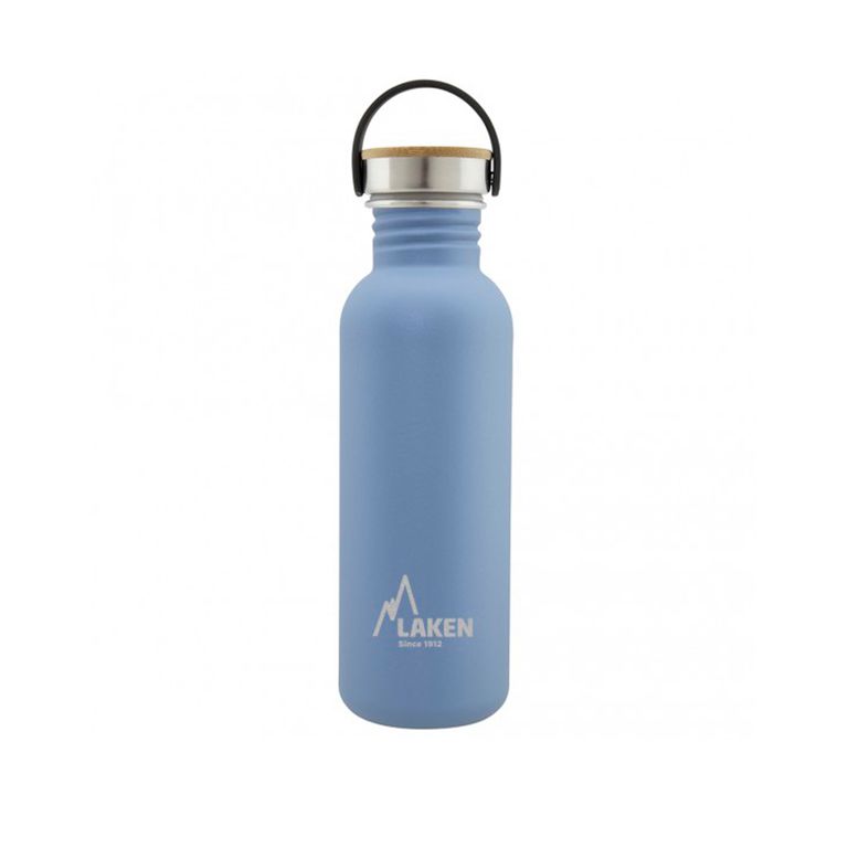 BOTELLA ACERO T.BAMBOO STEEL CELESTE 0.75L - LAKEN