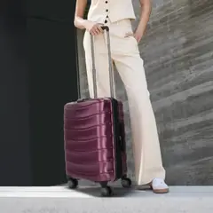 SAMSONITE - Maleta Rígida Literock Cabina Solar Purple