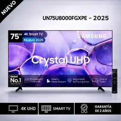 SAMSUNG - Televisor Smart UHD 75 pulgadas LED 75U8000FG