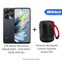 ZTE - CELULAR ZTE V60 SMART 4GB RAM + 256GB + PARLANTE ZTE