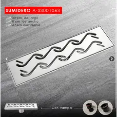 XM - SUMIDERO DECORATIVO SATINADO A-S3001063