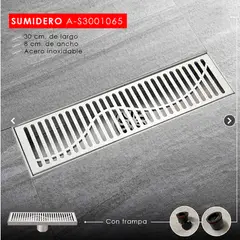 XM - SUMIDERO DECORATIVO SATINADO A-S3001065
