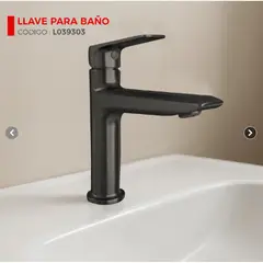 XM - LLAVE DE LAVATORIO BAJO GUN GRIS L039303