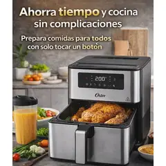 OSTER - Freidora de Aire 9L Digital CKSTAF90D Sin Aceite Panel Táctil Gran Capacidad