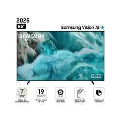 SAMSUNG - Televisor Samsung 85 QLED Smart UHD 4K Vision Ai QN85Q7FAAG